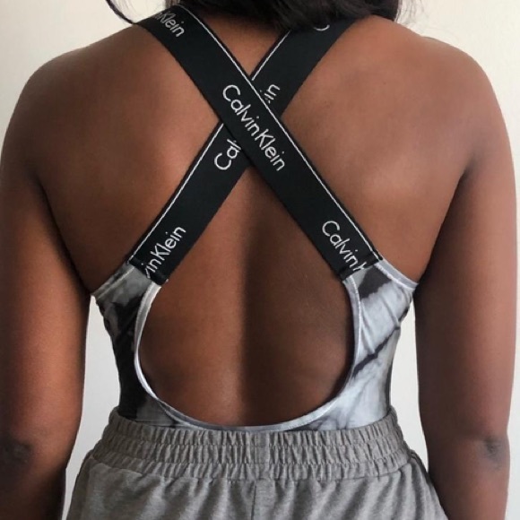 Calvin Klein bodysuit, cross back straps - Picture 2 of 4